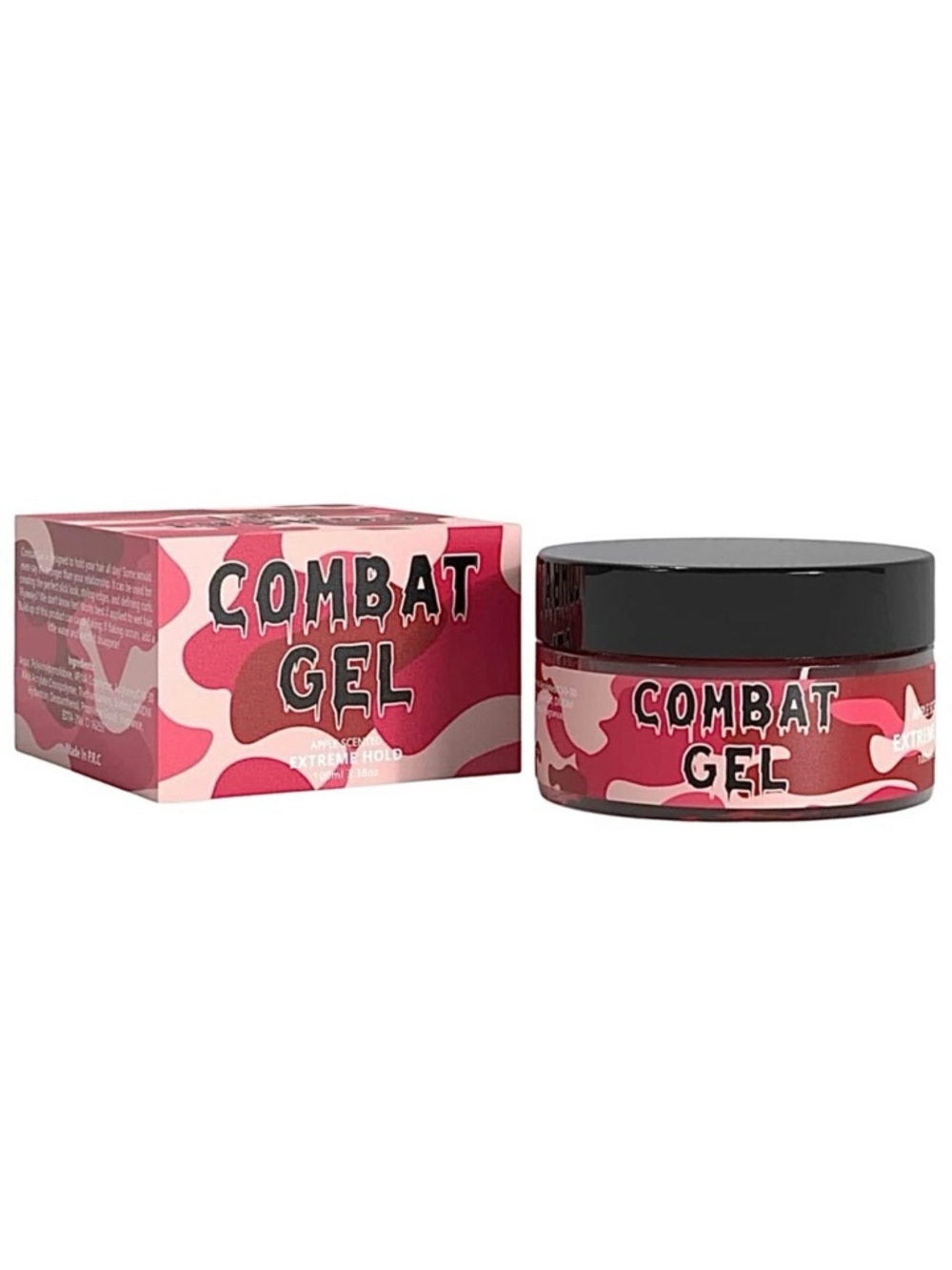 🍎 Combat Gel Apple Scented Extreme Hold Hair Gel 3.38oz